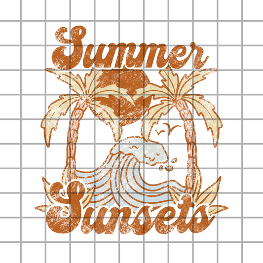 Trendy Summer PNG Design