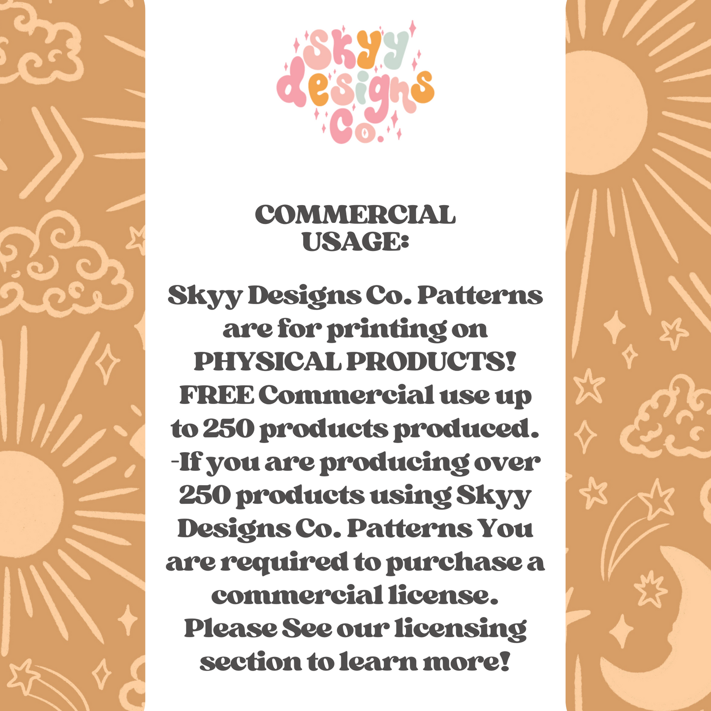 Boho summer neutral sun Pattern