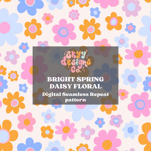 Bright Spring Floral Pattern