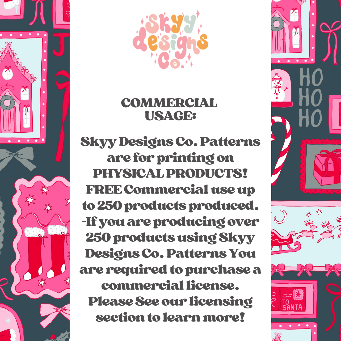 Preppy Christmas frames