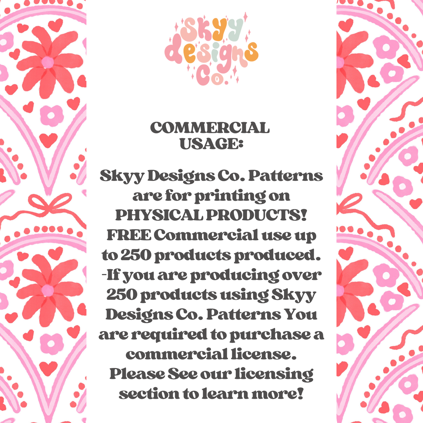 Watercolor Scallop Floral