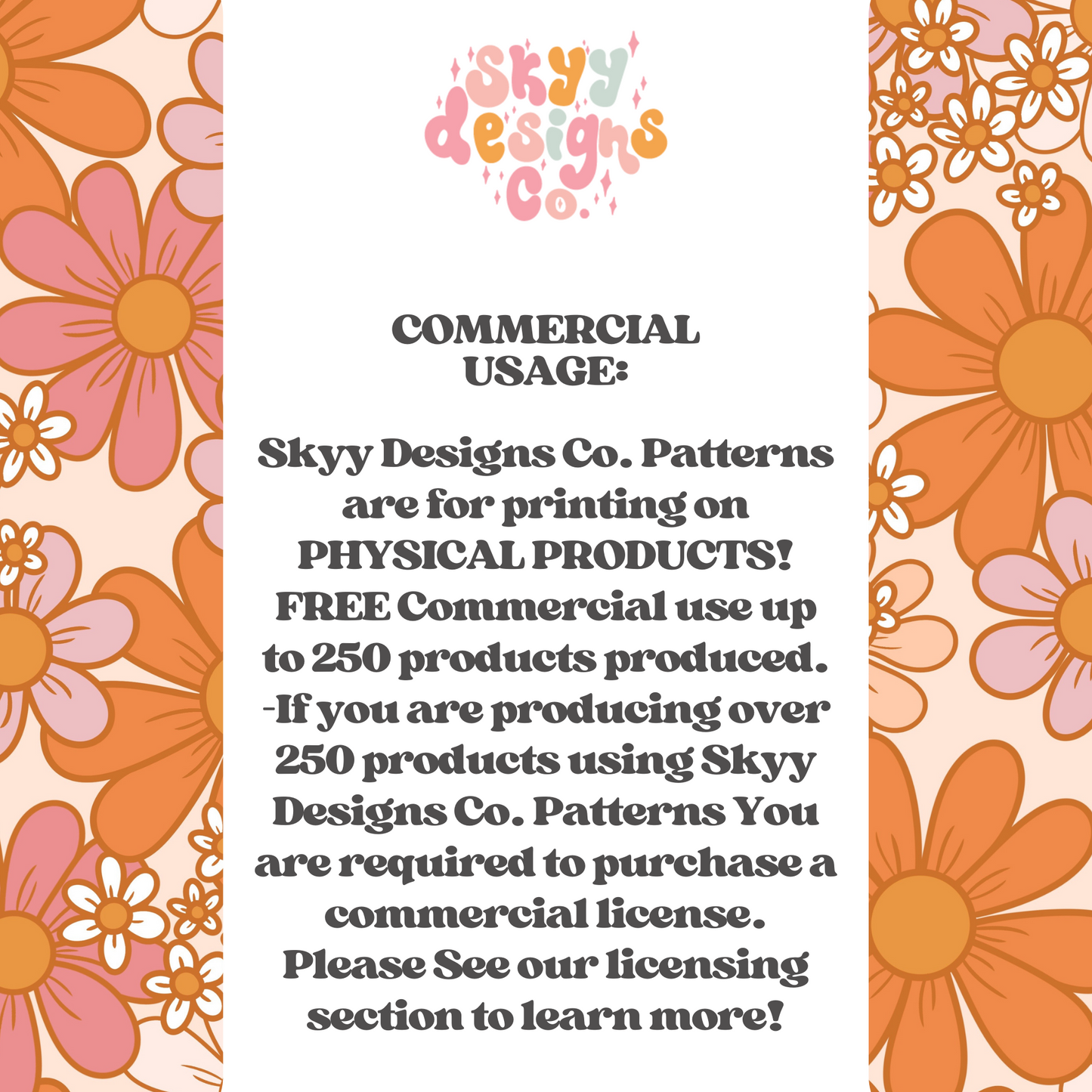 Boho Summer Floral Pattern