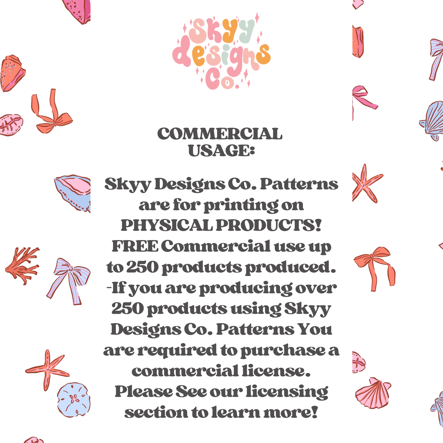 Preppy seashell bows