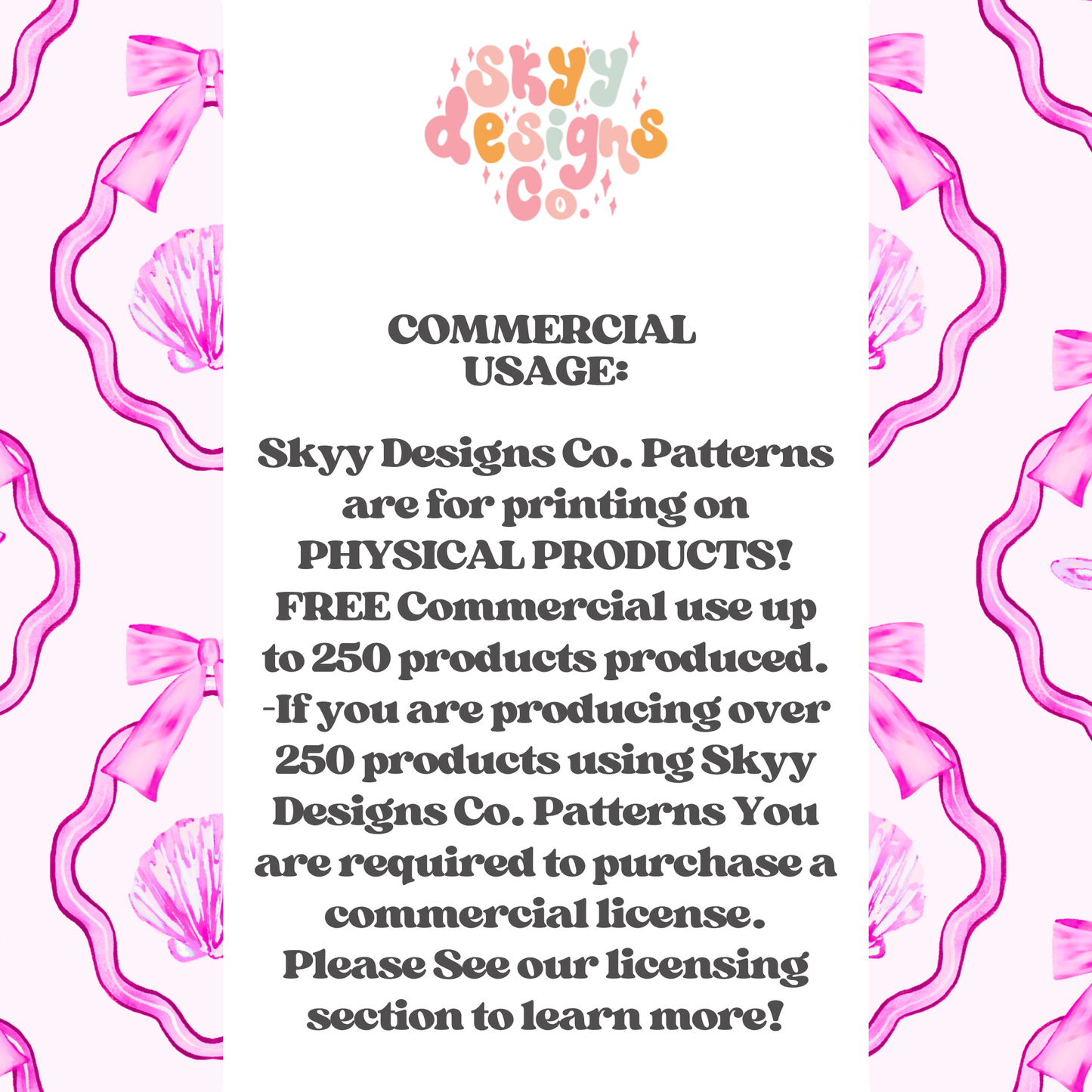 Pink Watercolor Seashell Patchwork