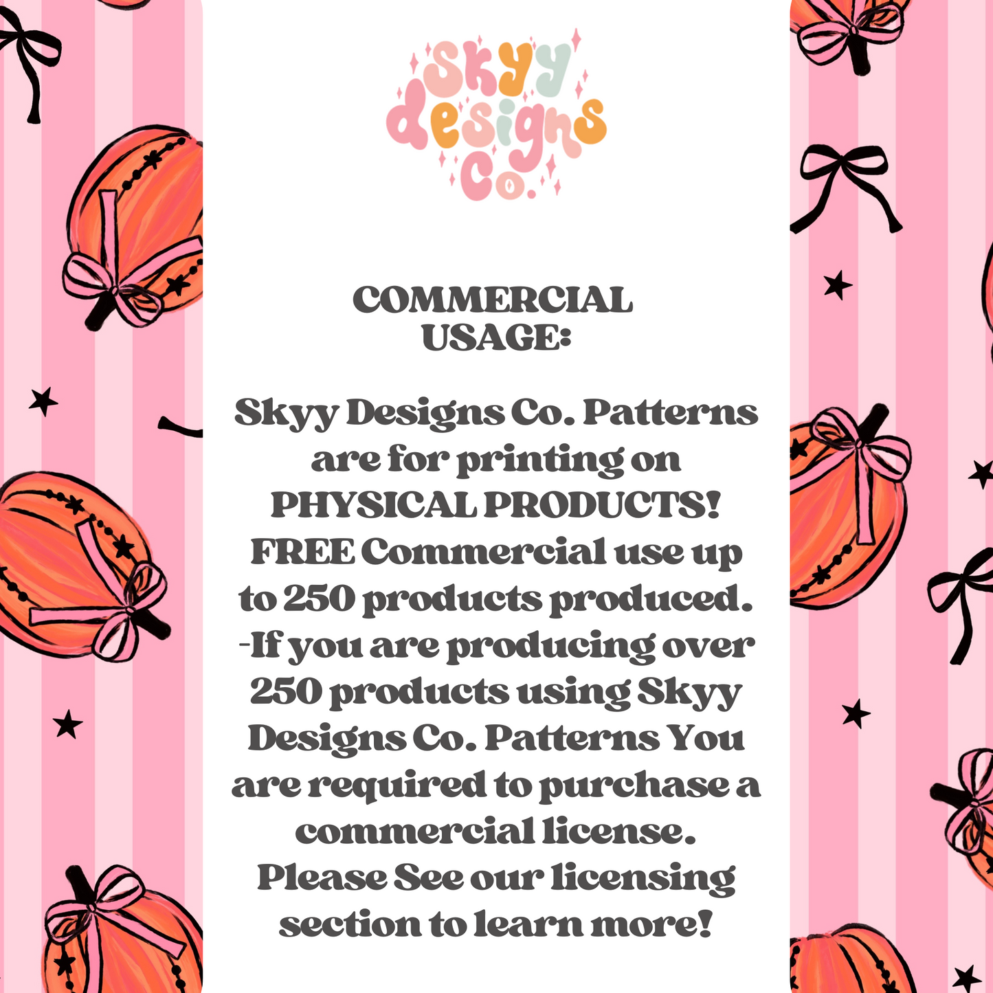 Halloween Pumpkin bow stripe