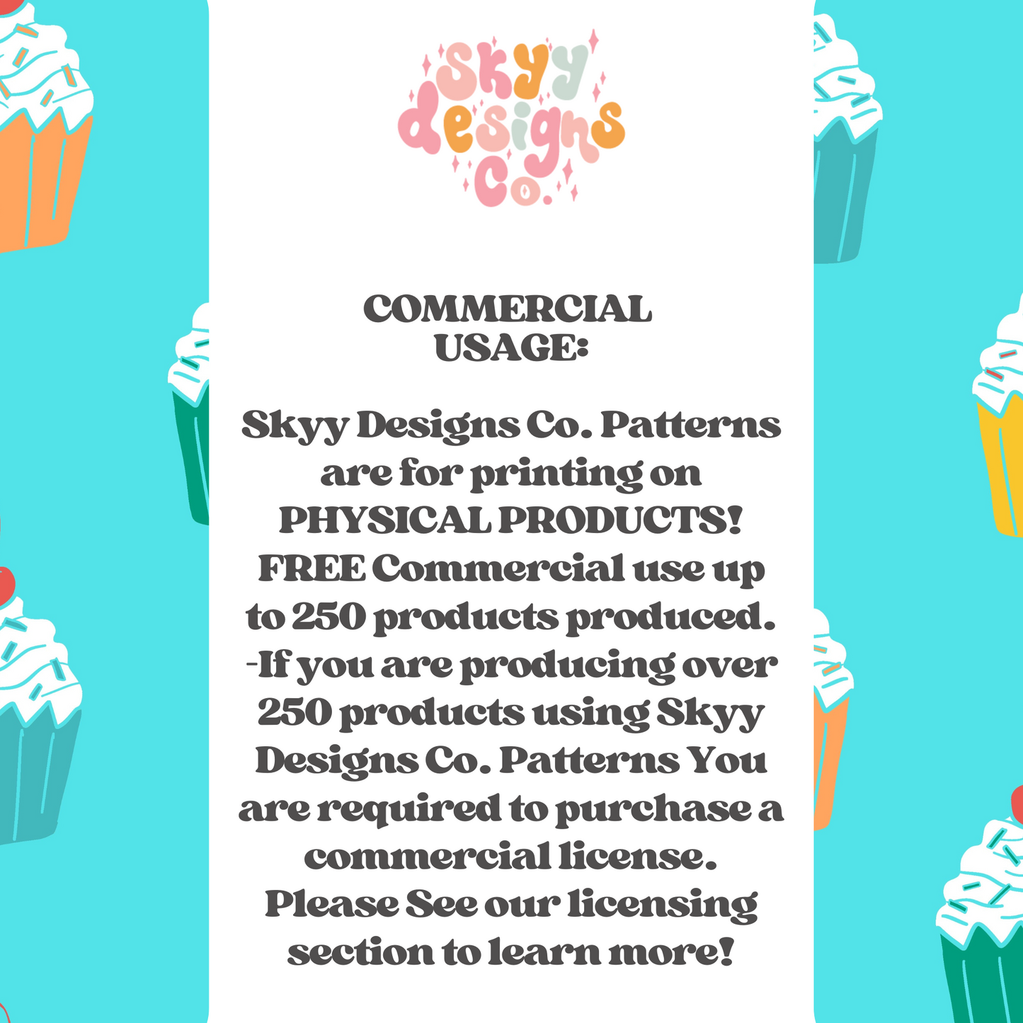 Boy Birthday Cupcakes Pattern