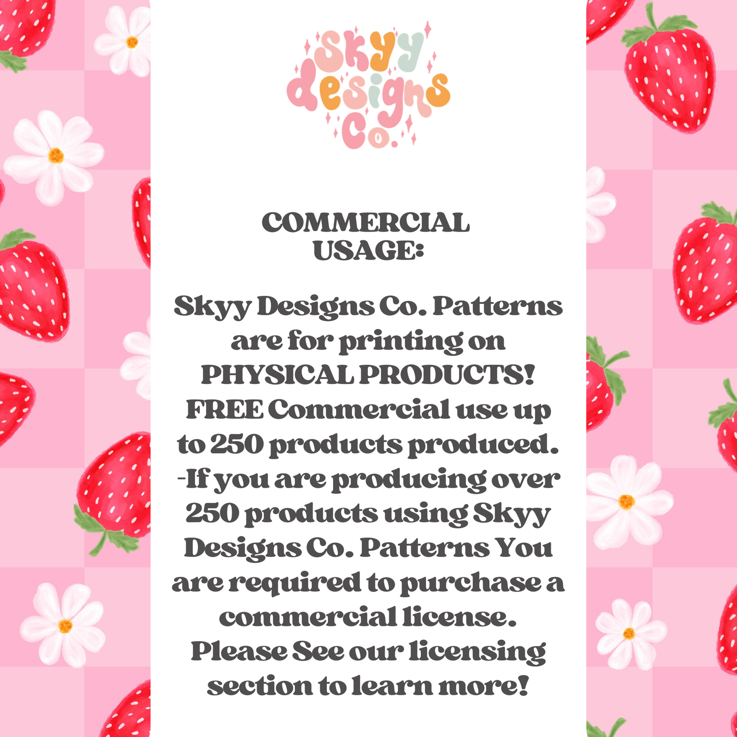 Strawberry Daisy Floral