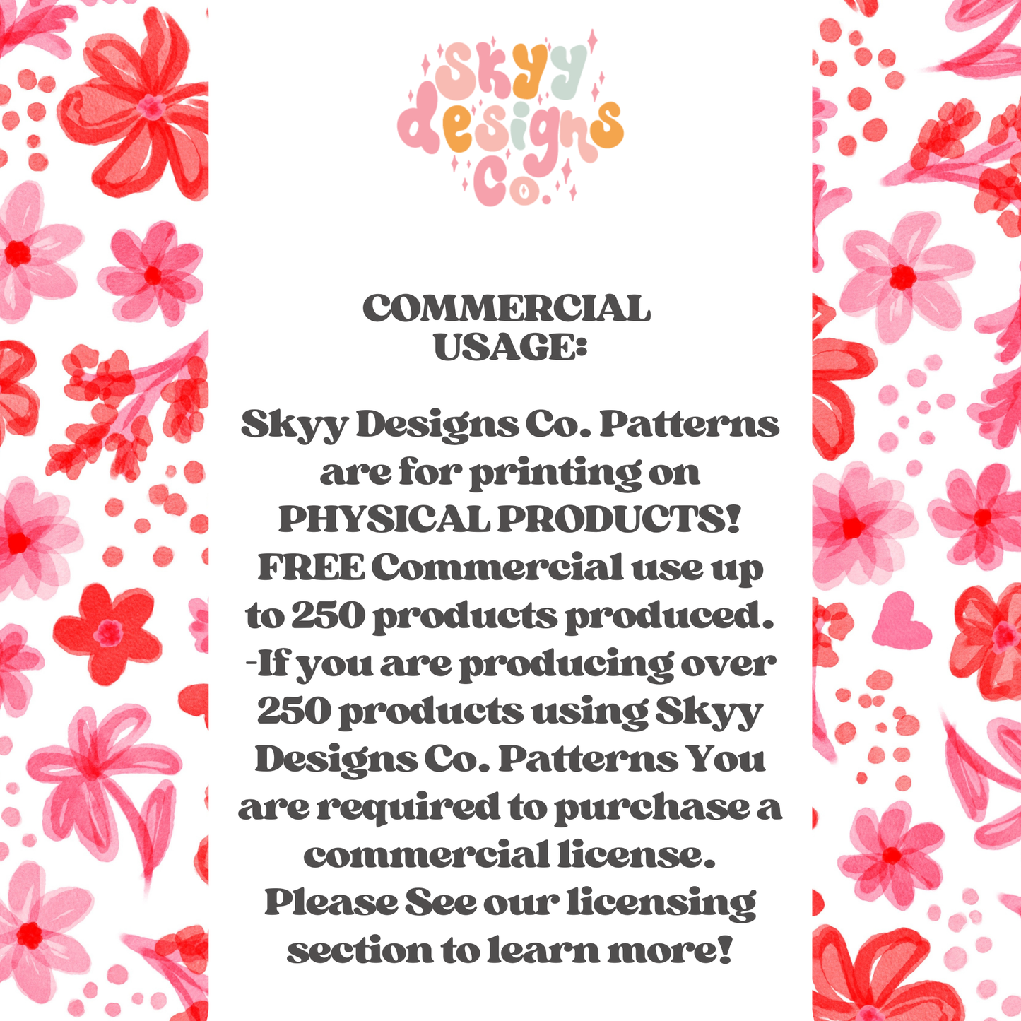 Bright Watercolor Dainty Floral