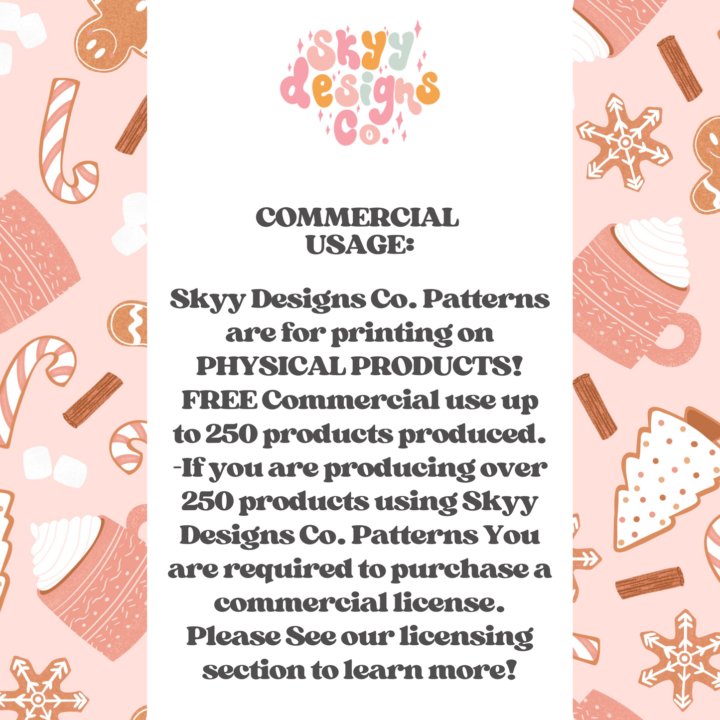 Christmas gingerbread cookies Pattern