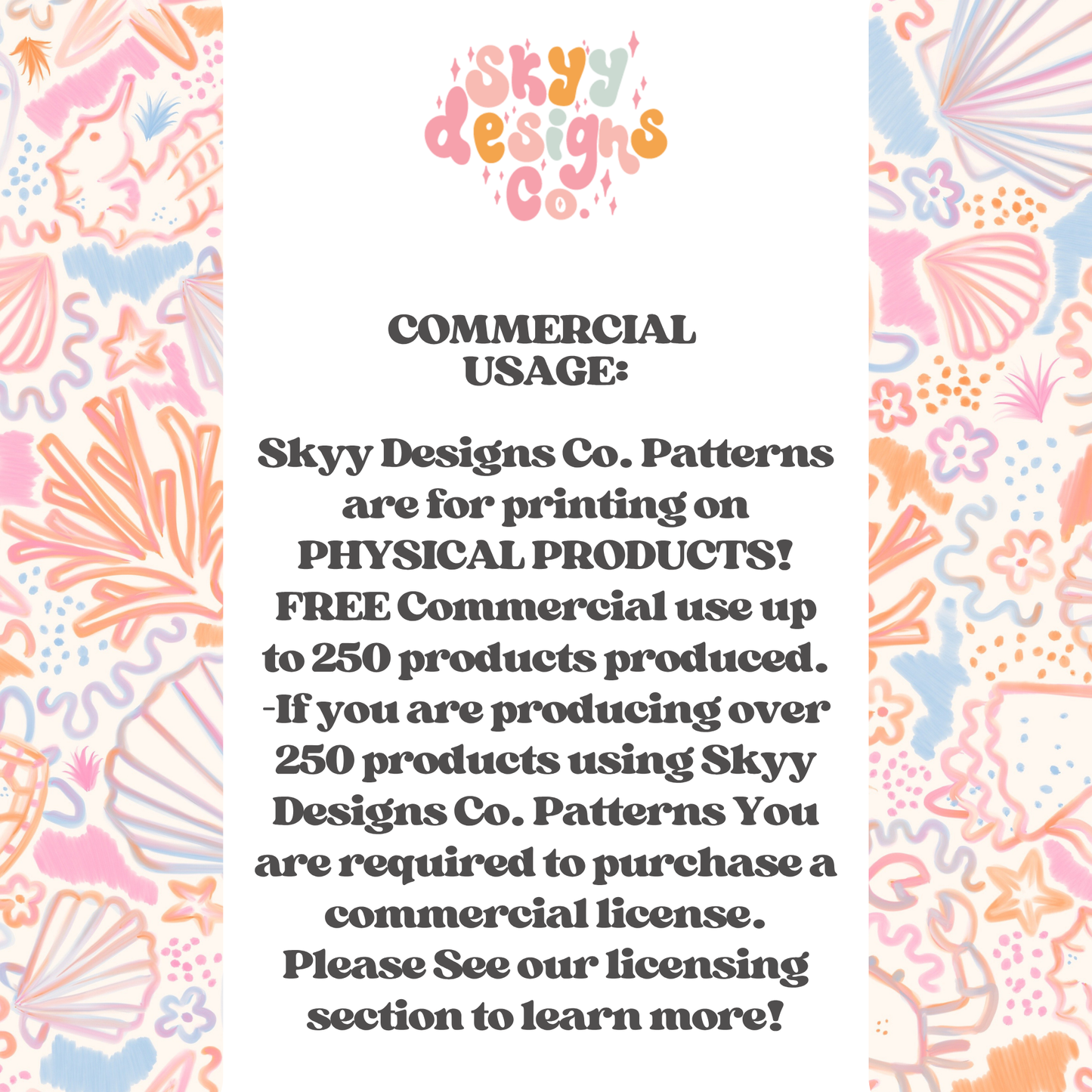 Watercolor Coastal Shells