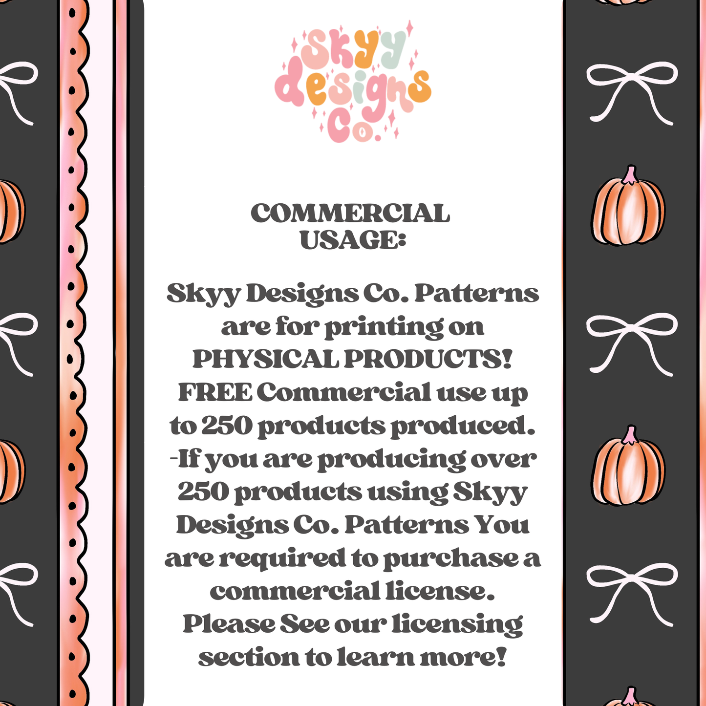 Halloween Scalloped Stripes