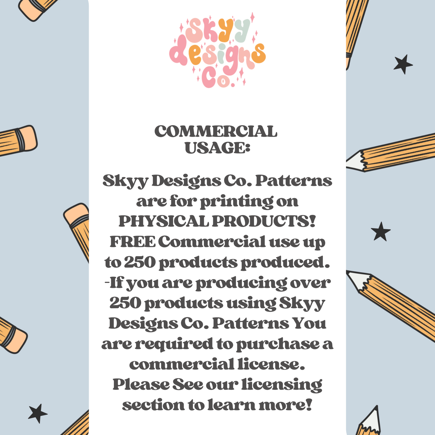 School supply pencils seamless pattern