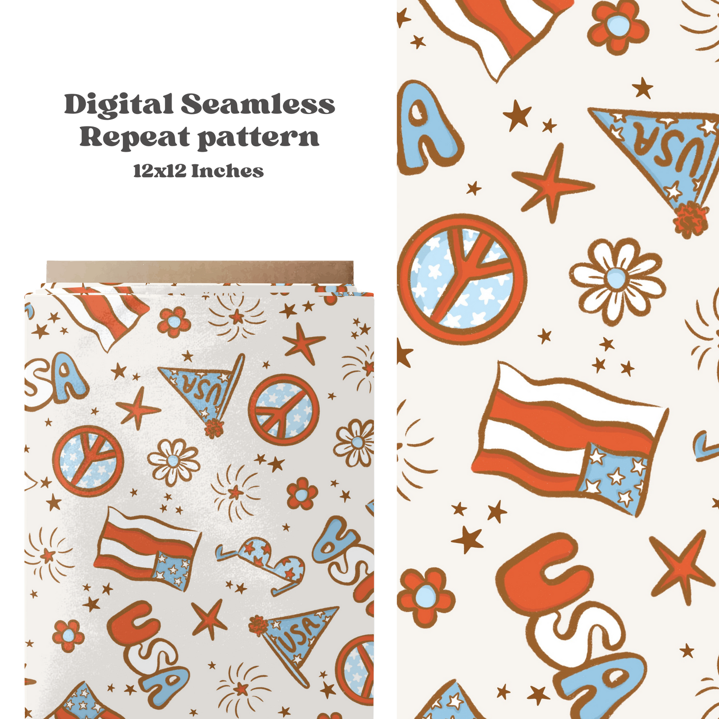 Trendy Fourth Of July Pattern
