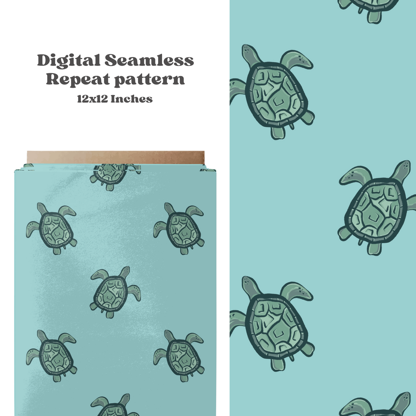 Nautical Turtles Pattern