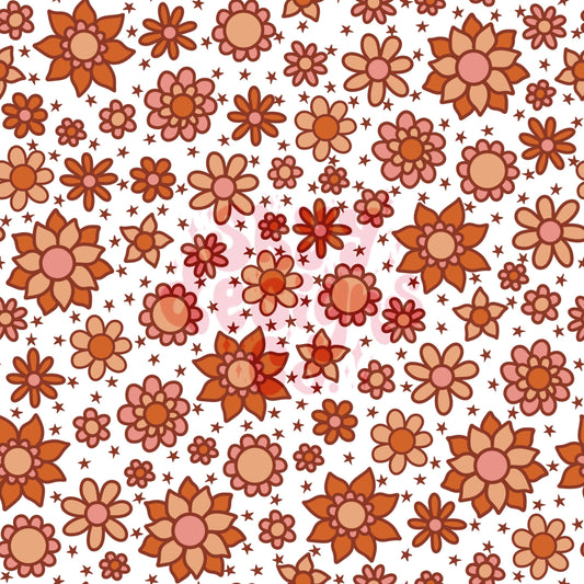 Retro fall floral seamless pattern SkyyDesignsCo