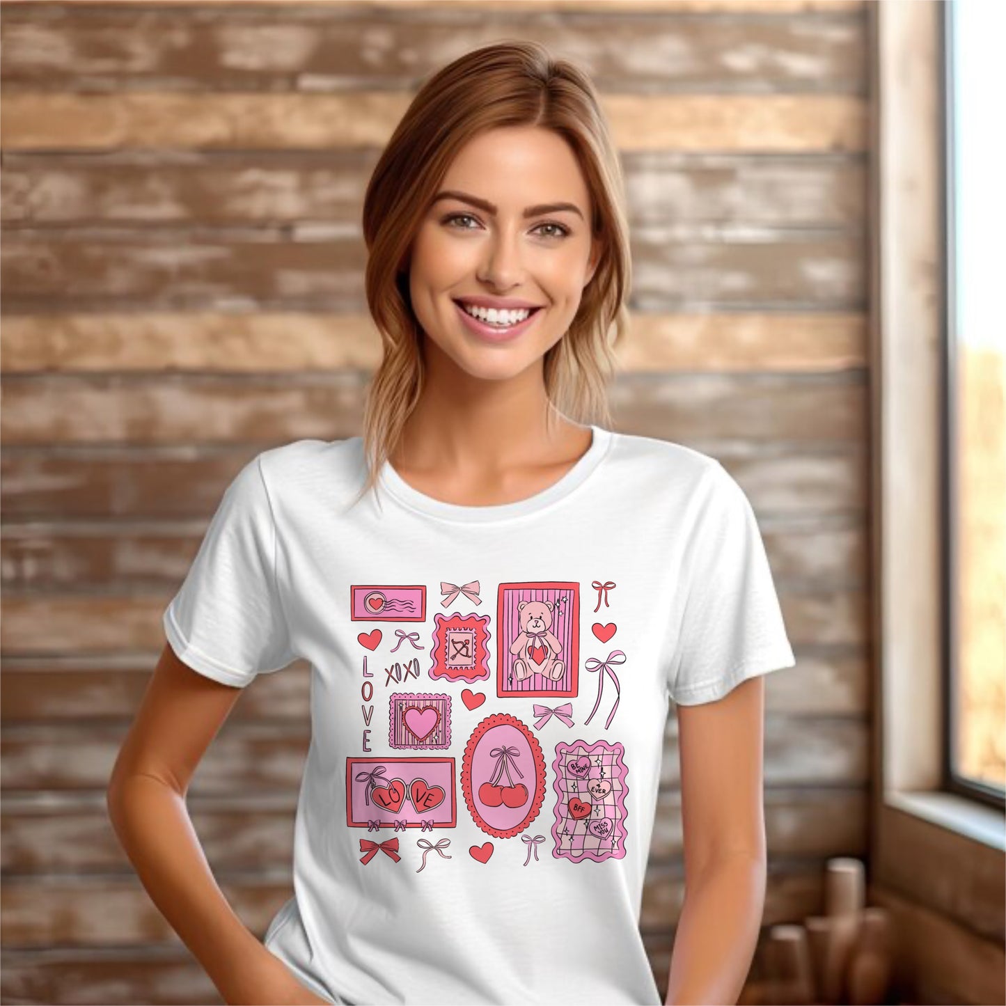 Valentine Stamp PNG Design