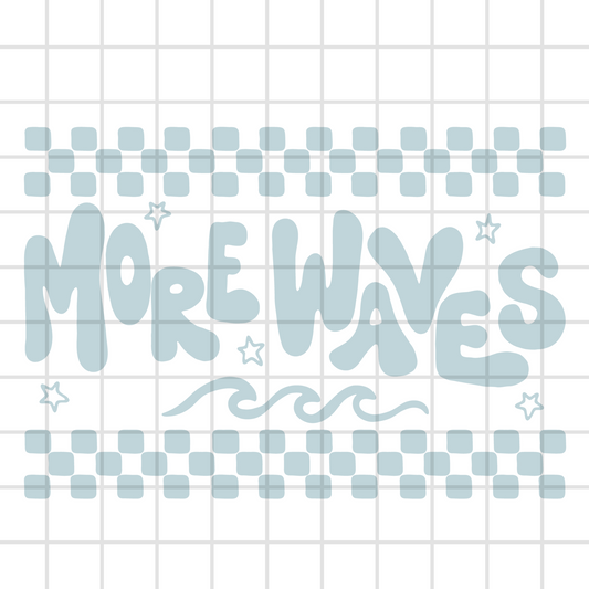 Retro Summer waves PNG