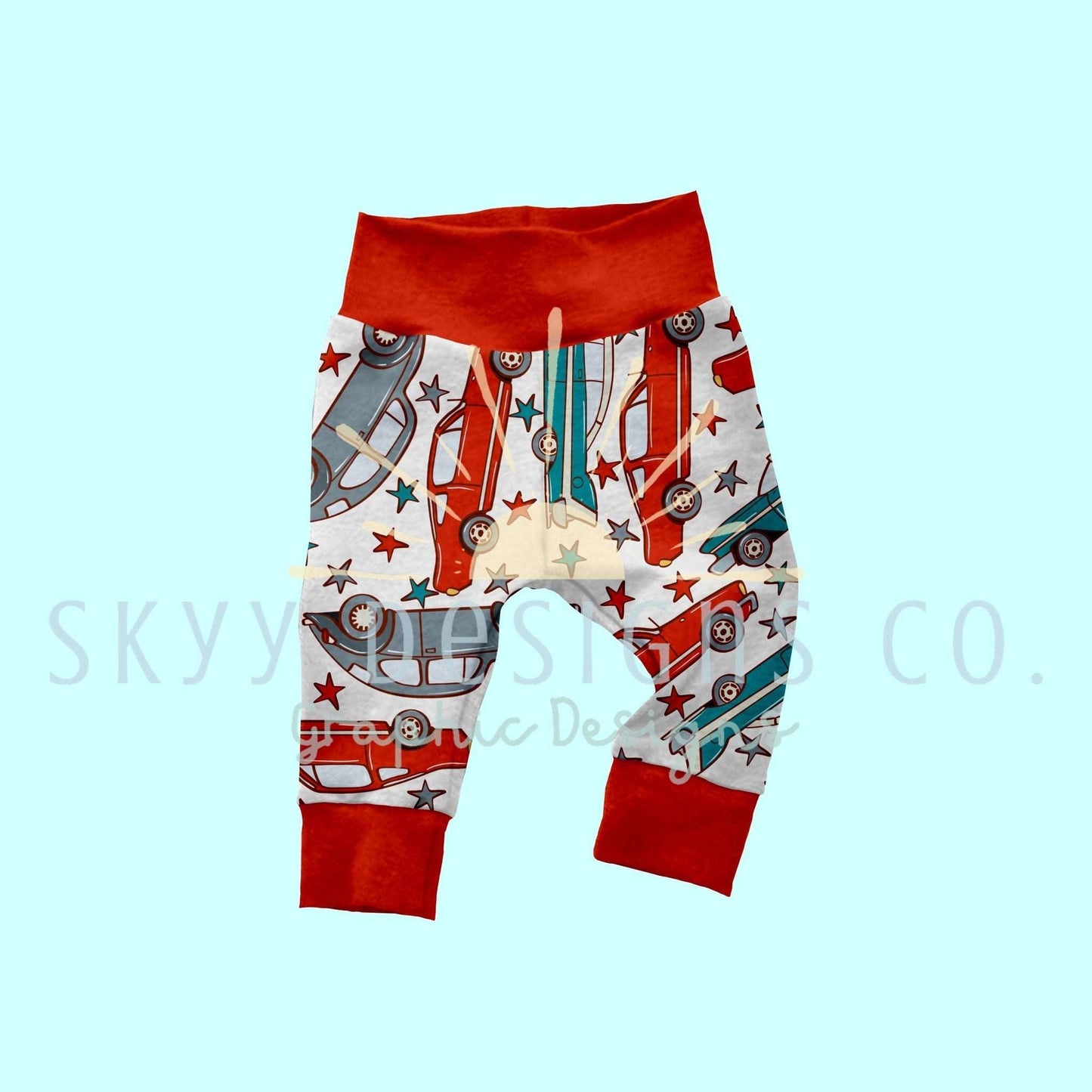 Kids leggings cuffs mock-up template - SkyyDesignsCo