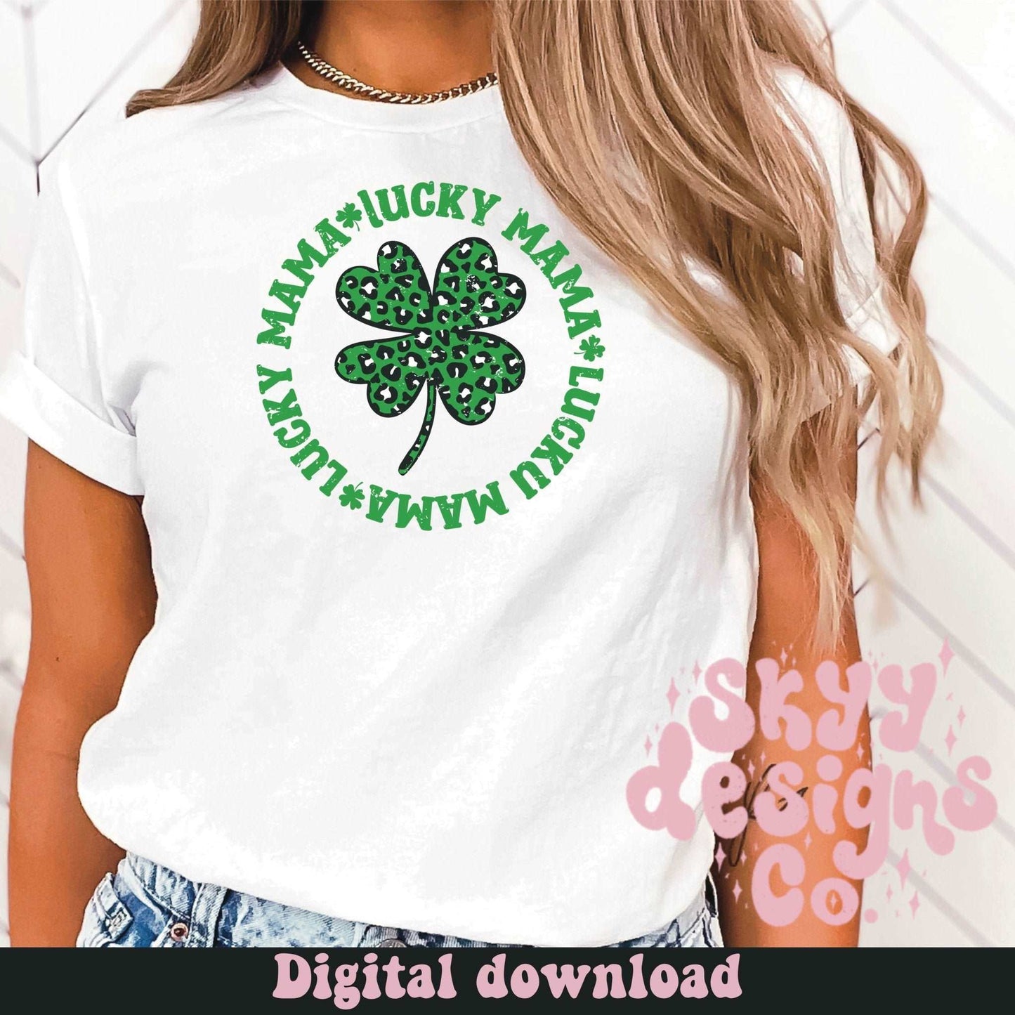 Lucky mama cheetah PNG file - SkyyDesignsCo