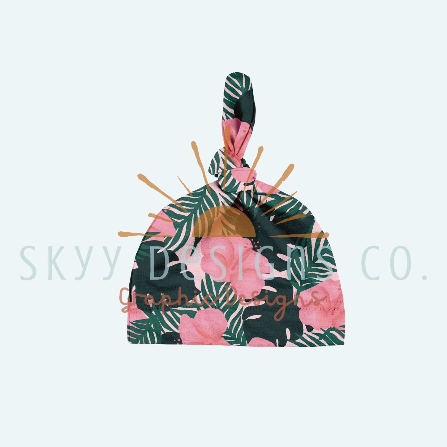 sleeper baby hat mock-up template - SkyyDesignsCo