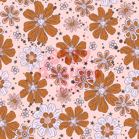 Boho Halloween spooky floral surface pattern - SkyyDesignsCo | Seamless Pattern Designs