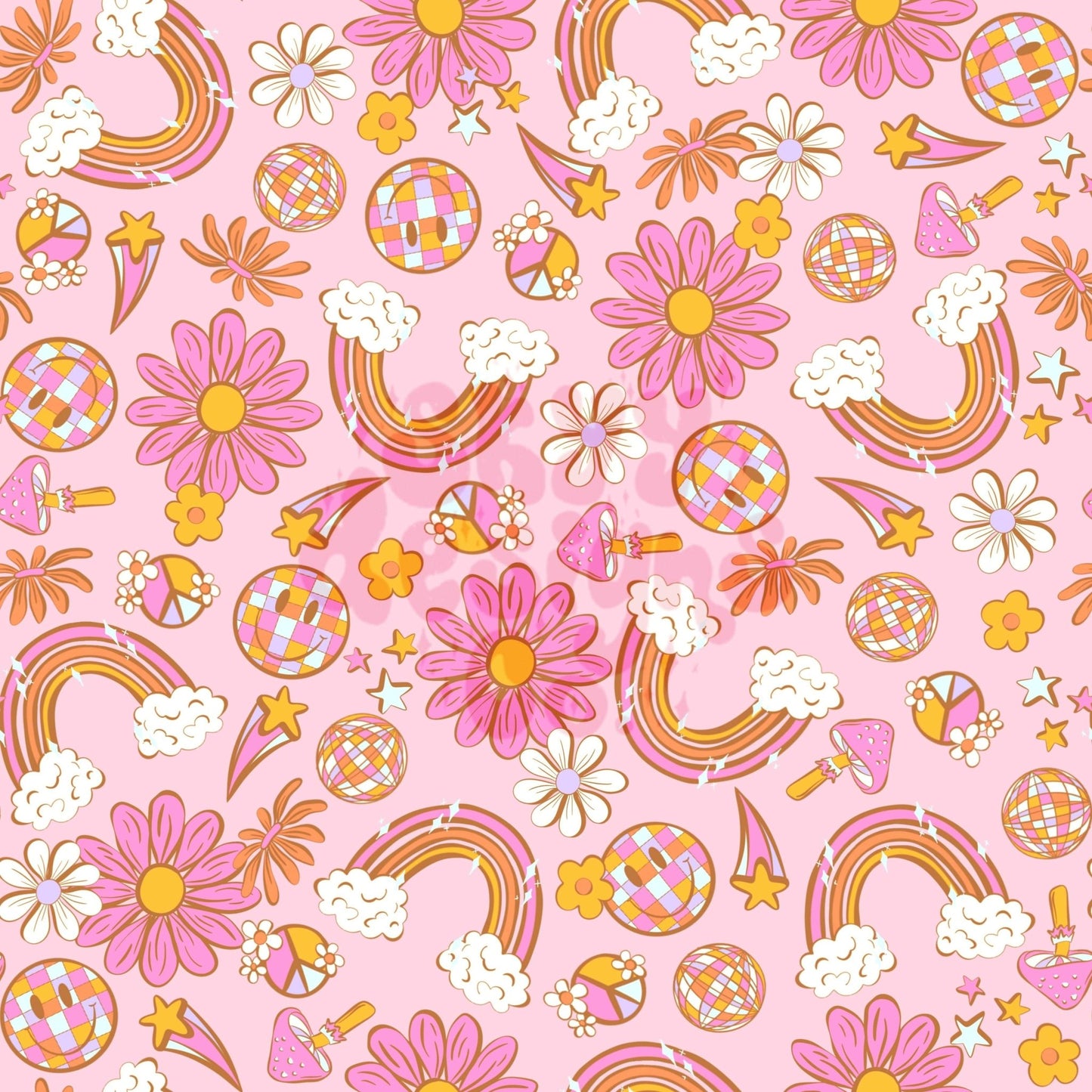Bright retro summer seamless pattern - SkyyDesignsCo | Seamless Pattern Designs