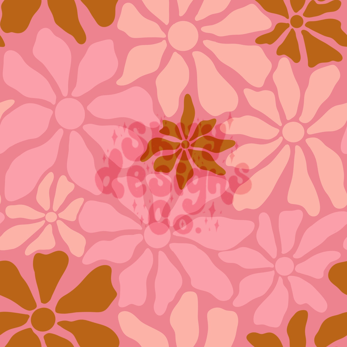 Summer floral seamless pattern - SkyyDesignsCo