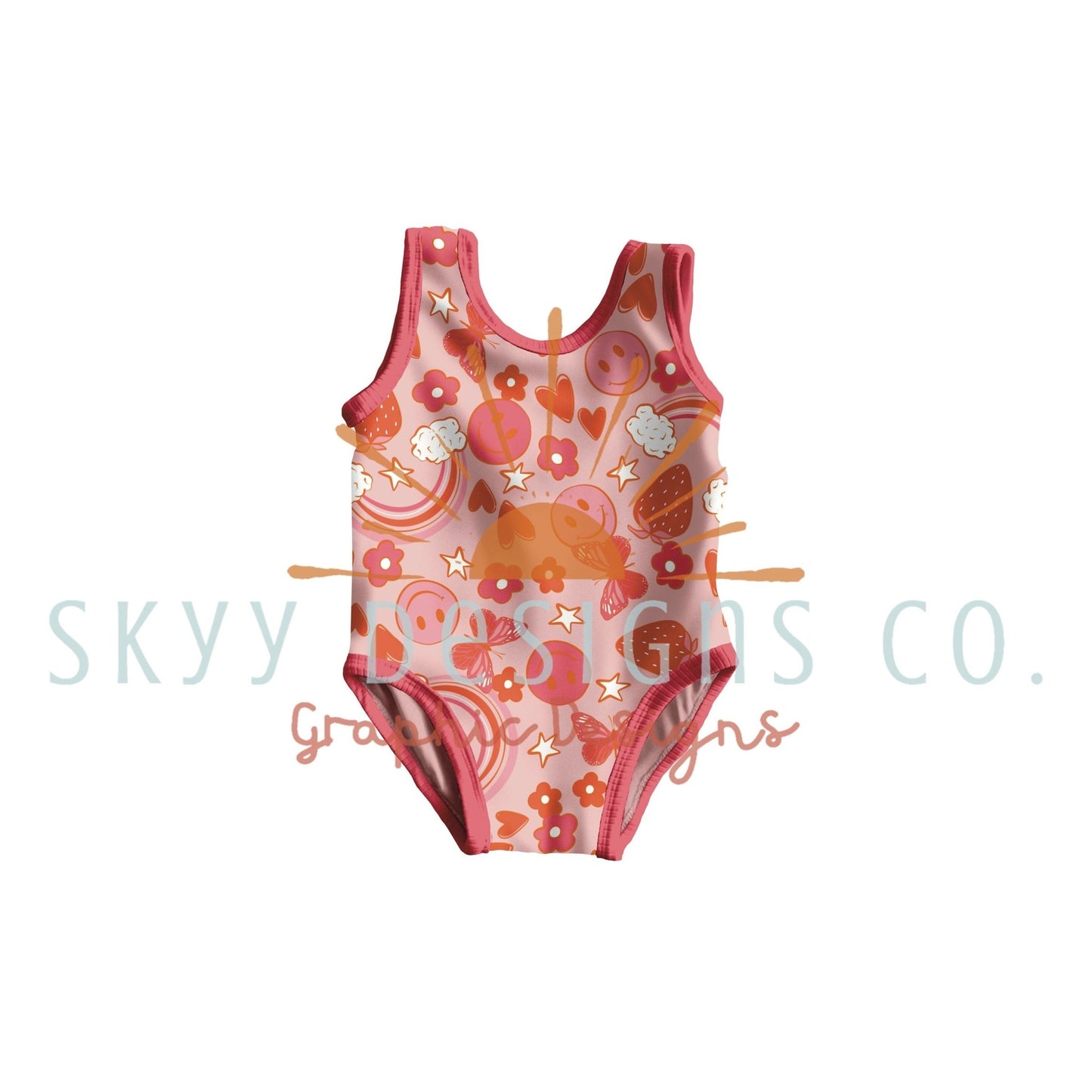 One piece swimsuit mock-up template - SkyyDesignsCo