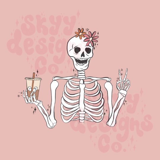 Skeleton Coffee Cups Png Sublimation, Coffee Cups Png, Skull Coffee Cup  Png, Scary Coffee Cup Png, Sublimation Designs, Digital Download 