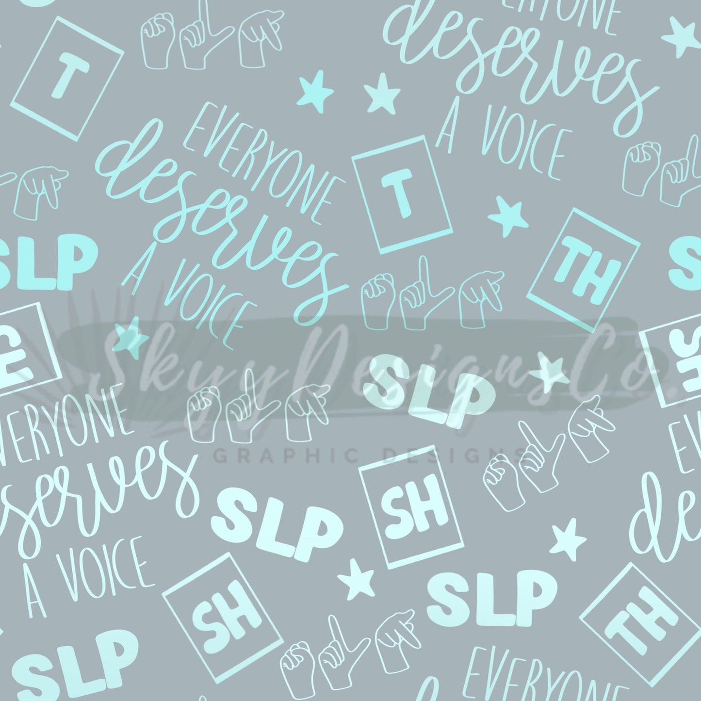 Speech language pathologist digital seamless pattern for fabrics and wallpapers, Medical seamless pattern, Speech doctor digital paper - SkyyDesignsCo