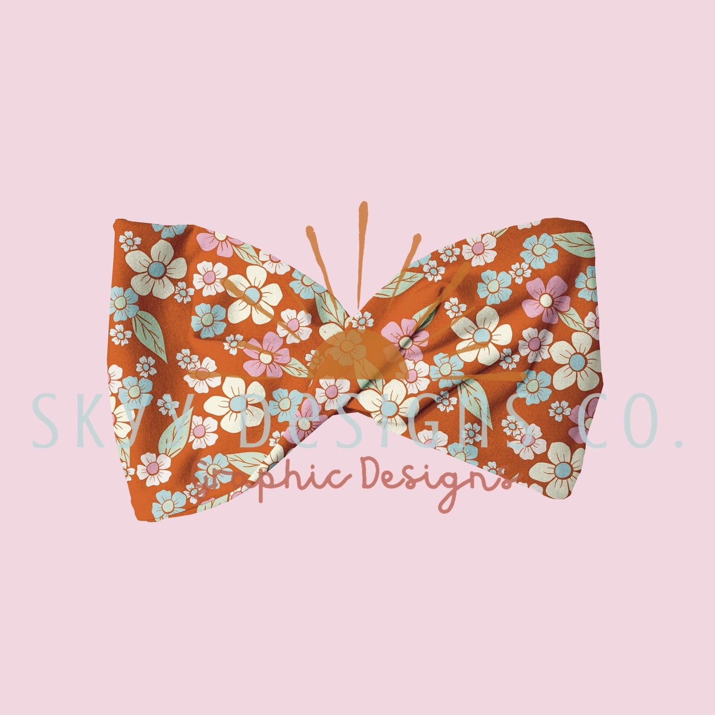 Twist headband mock-up template - SkyyDesignsCo