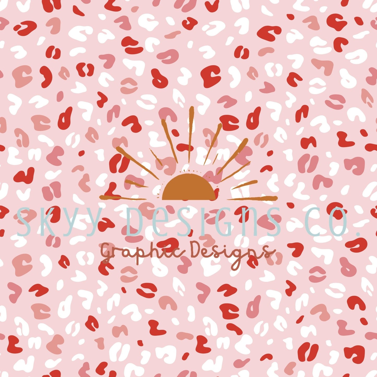 Valentine's cheetah digital seamless pattern for fabrics and wallpapers, Pink leopard seamless pattern, digital paper leopard - SkyyDesignsCo