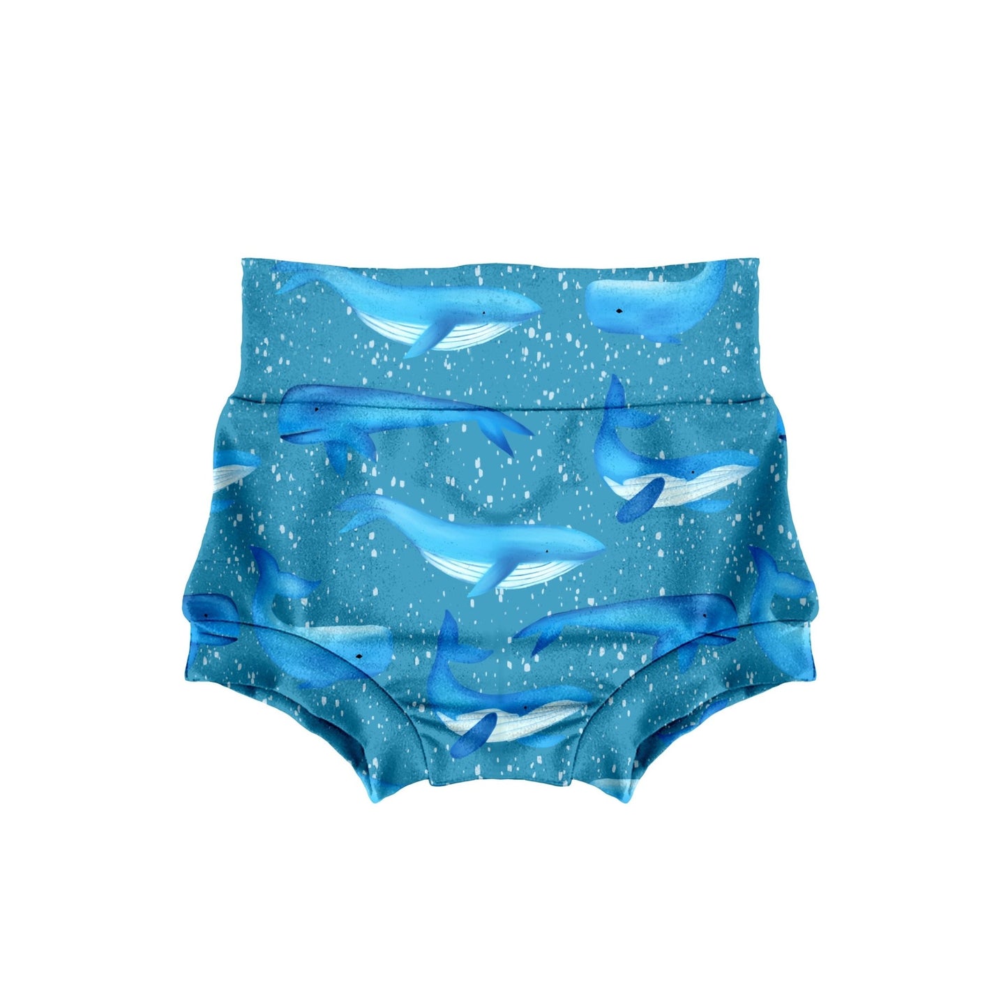 Watercolor Whales under the sea digital seamless pattern for fabrics and wallpapers, Watercolor whales repeat pattern, digital paper whales - SkyyDesignsCo