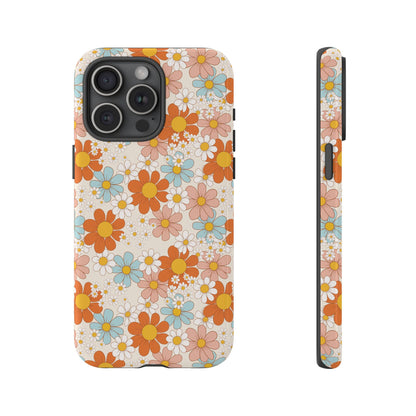 Vintage Retro Daisy Floral Phone Case