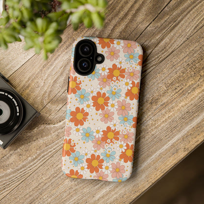 Vintage Retro Daisy Floral Phone Case