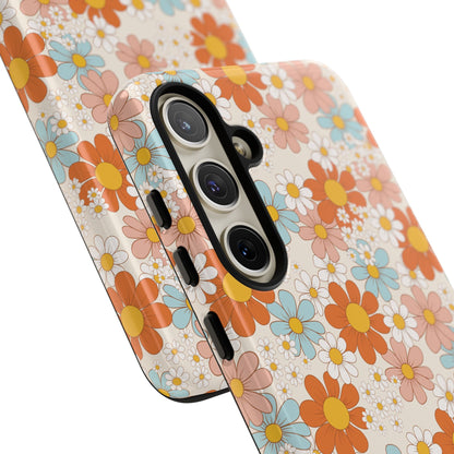 Vintage Retro Daisy Floral Phone Case