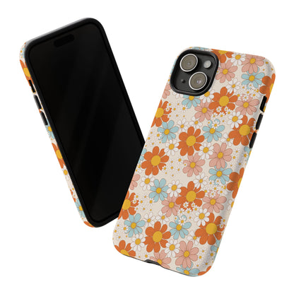 Vintage Retro Daisy Floral Phone Case