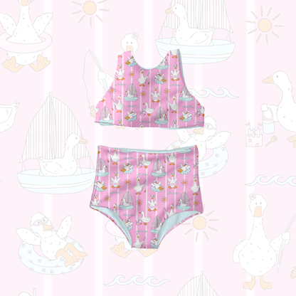 Pink Beach Ducks