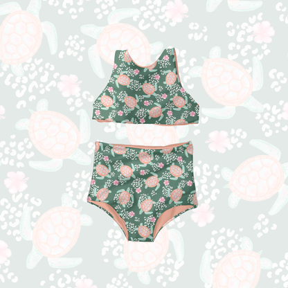 Cheetah Pastel Sea turtle