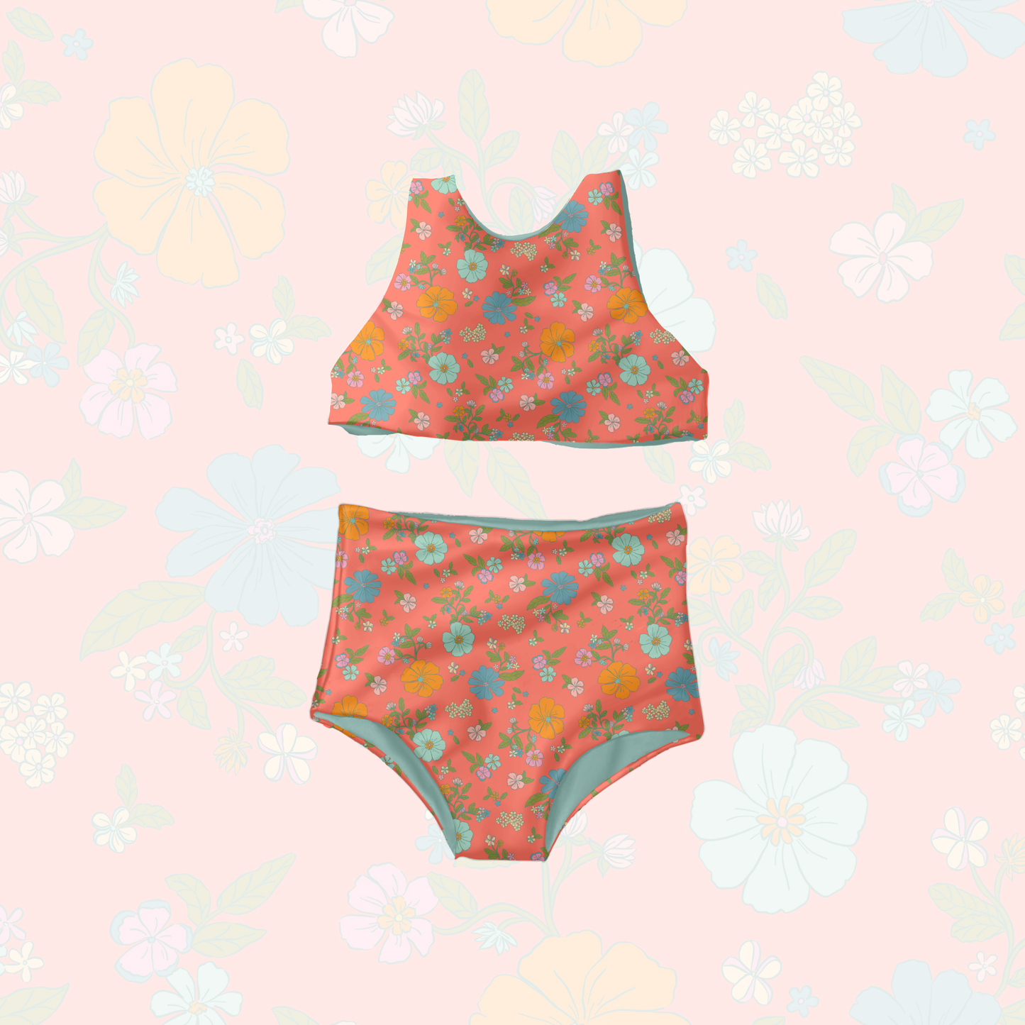 Coral Summer Foral