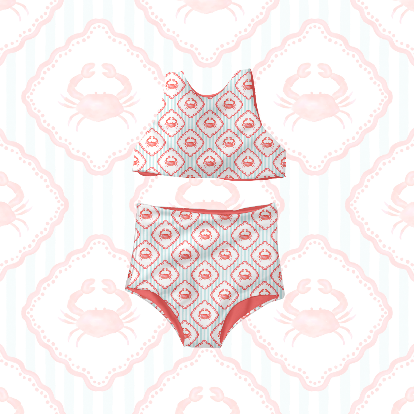 Scalloped Summer Crab Patchwork