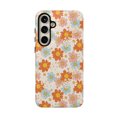 Vintage Retro Daisy Floral Phone Case