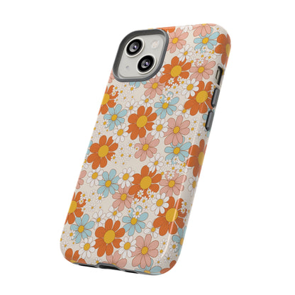 Vintage Retro Daisy Floral Phone Case