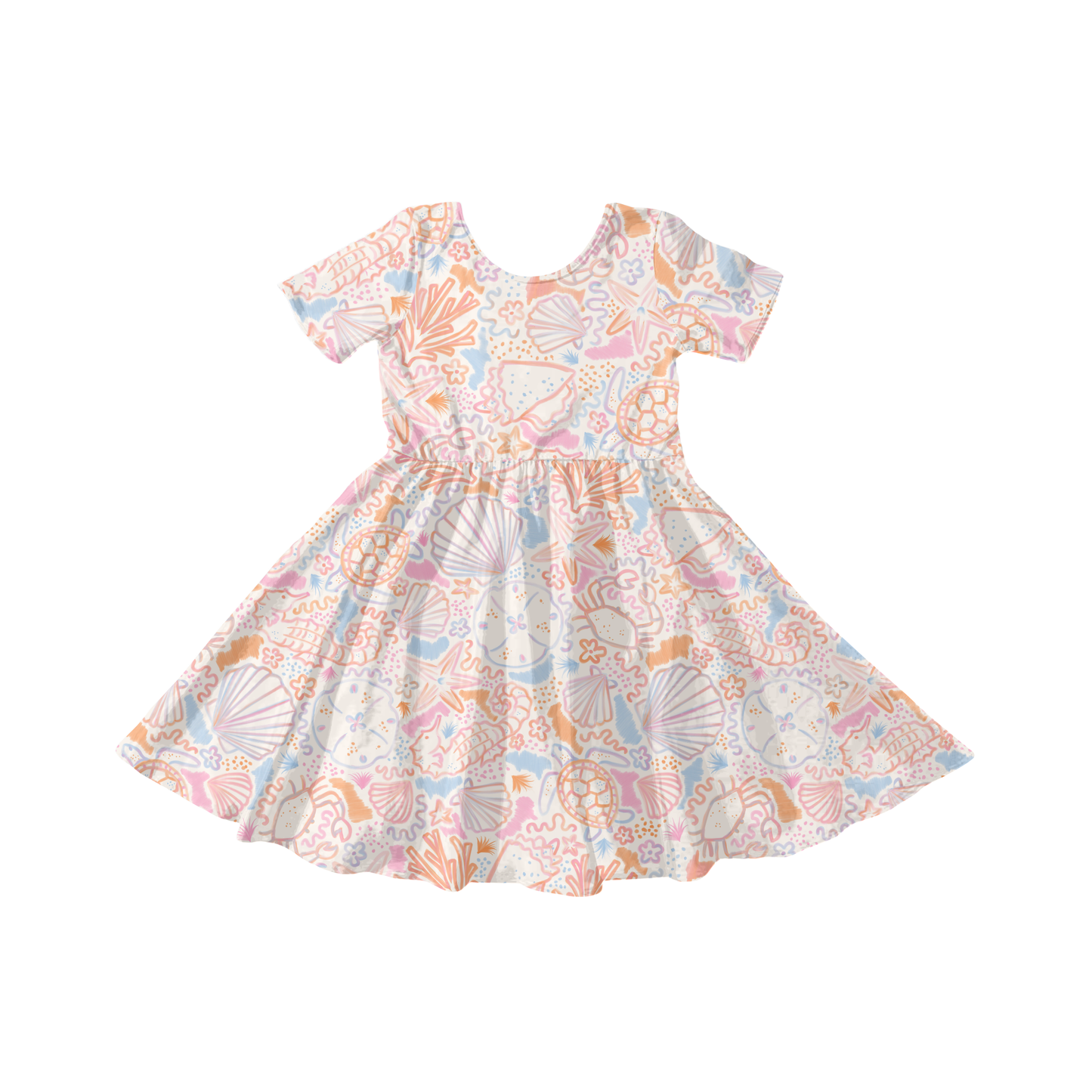 Watercolor Coastal Shells