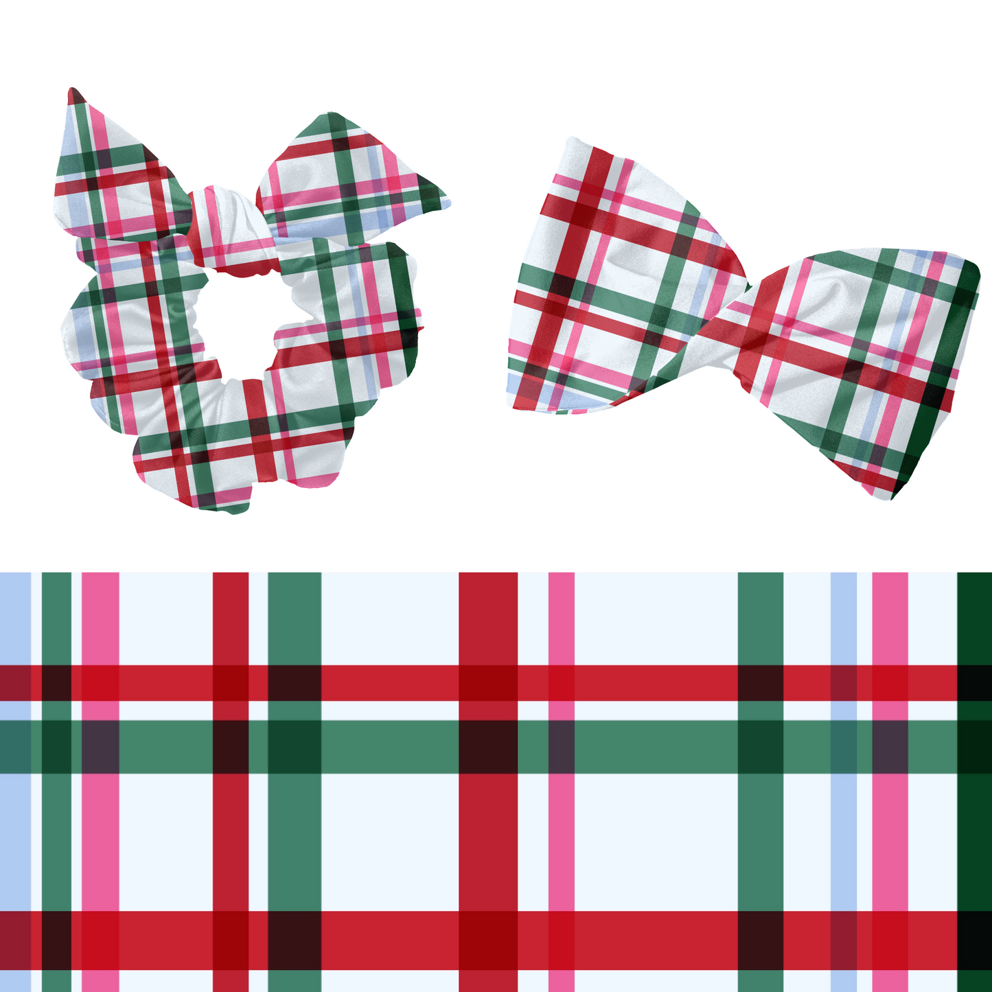 Winter gingham plaid