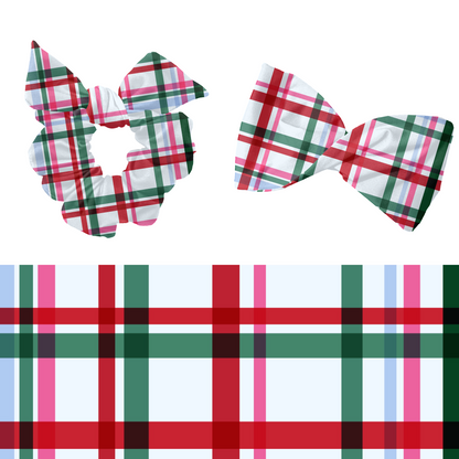 Winter gingham plaid