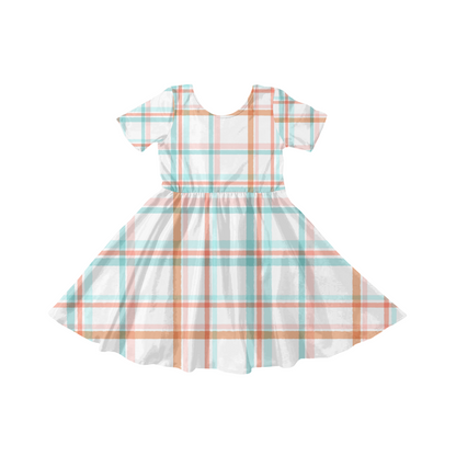 Pastel spring gingham Pattern