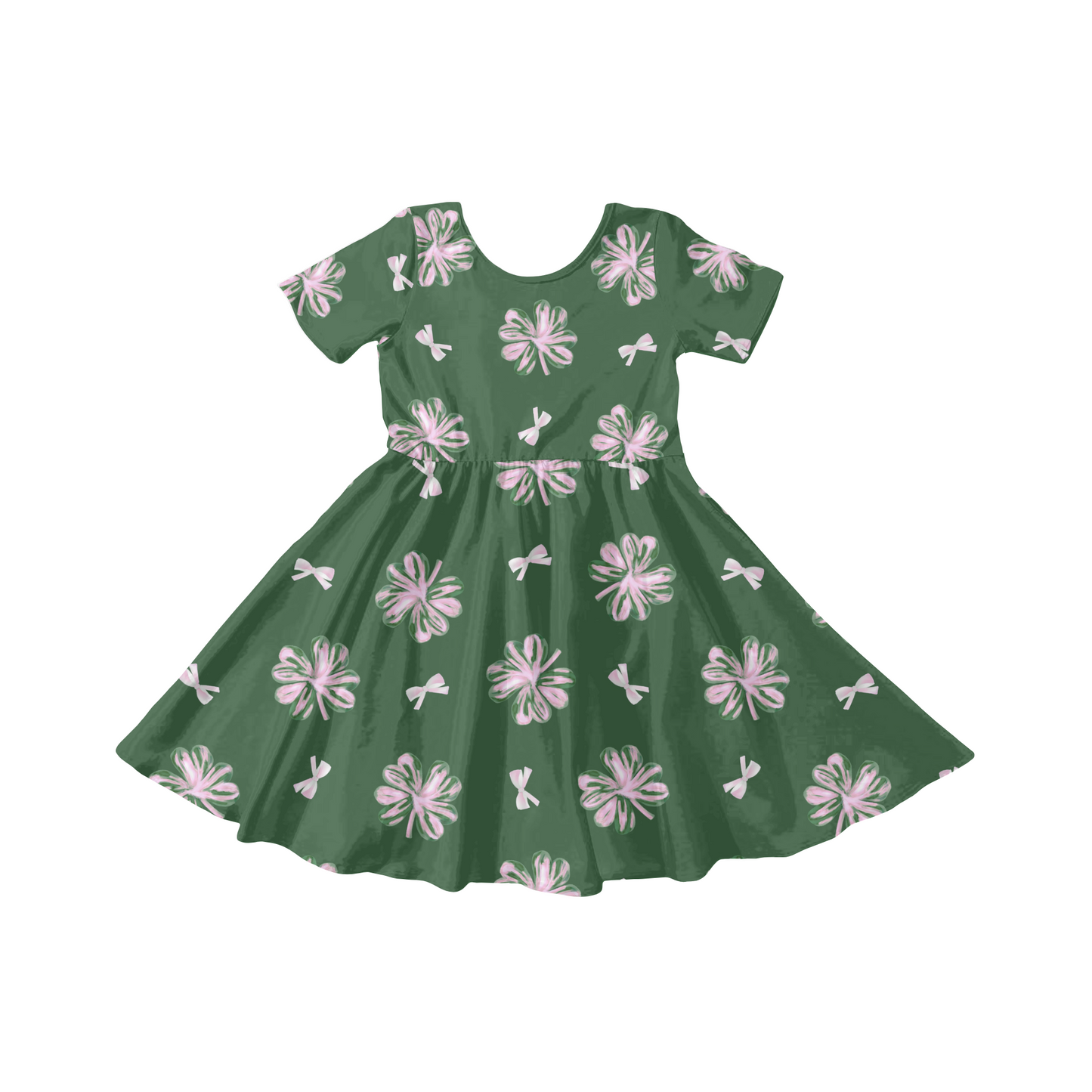 Coquette clovers and bows Pattern