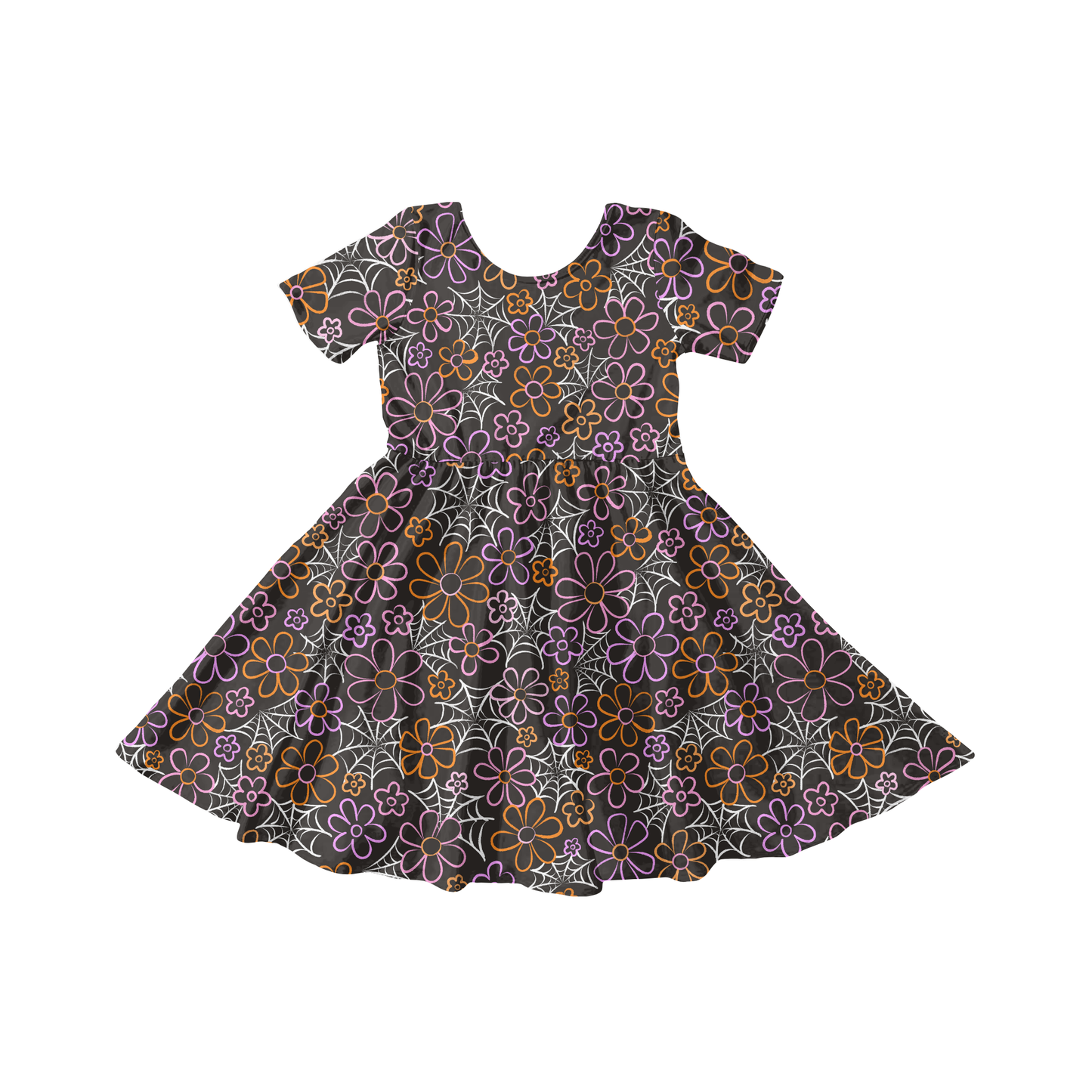 Bright Spiderweb Floral