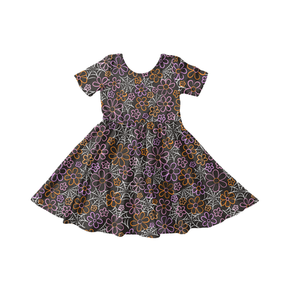 Bright Spiderweb Floral